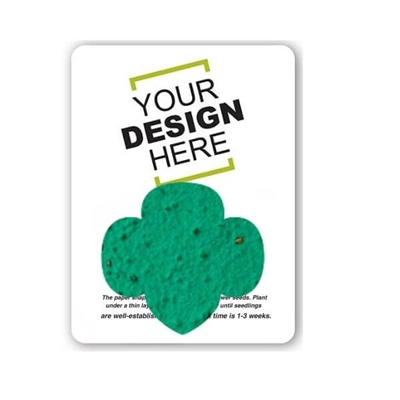 Seed Paper Girl Scout Shield Shape Gift Pack | Custom Eco Gift Pack