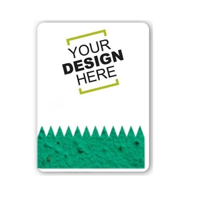 Seed Paper Grass Shape Gift Pack | Custom Eco-Friendly Promotional Gifts