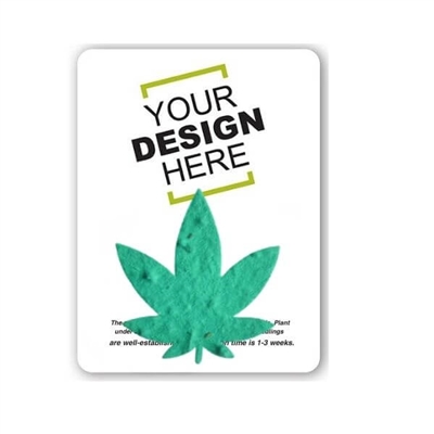 Seed Paper Hemp Shape Gift Pack | Custom Eco Gift Pack