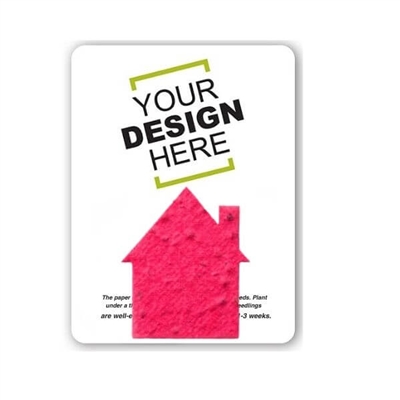 Seed Paper House Shape Gift Pack | Custom Eco Gift Pack