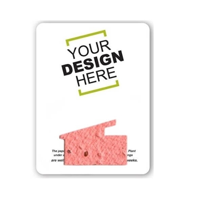 Seed Paper House Shape Gift Pack | Custom Eco Gift Pack