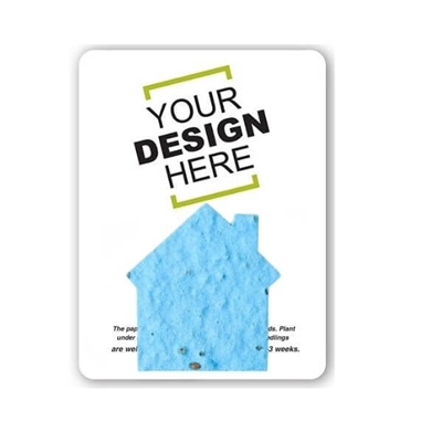 Seed Paper House Shape Gift Pack | Custom Eco Gift Pack