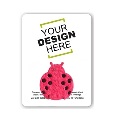 Custom Seed Paper Ladybug Gift Pack | Eco-Friendly Promotional Gifts