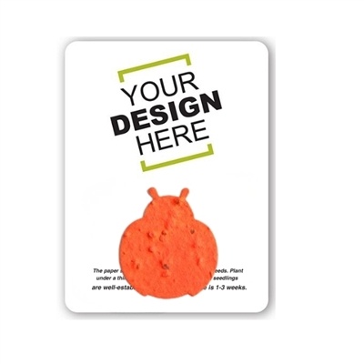 Custom Seed Paper Ladybug Gift Pack | Eco-Friendly Promotional Gifts