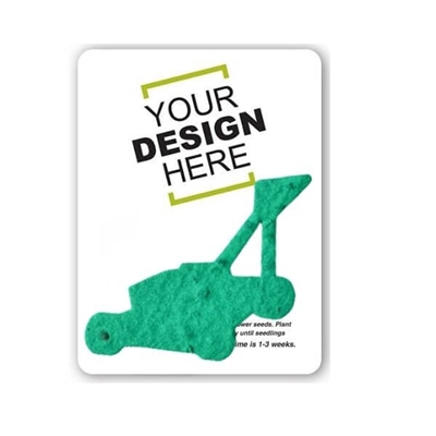 Seed Paper Lawn Mower Shape Gift Pack | Custom Eco-Friendly Promotional Gifts