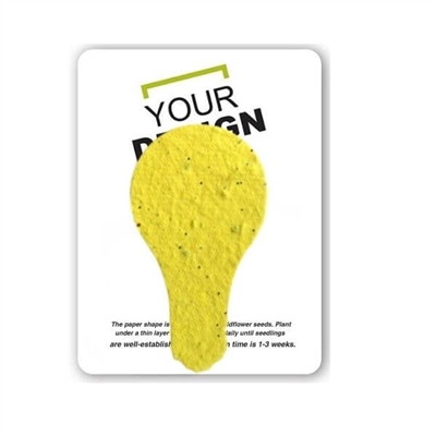 Seed Paper Lightbulb Shape Gift Pack | Custom Eco Gift Pack