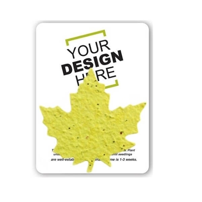 Seed Paper Maple Shape Gift Pack | Custom Eco Gift Pack