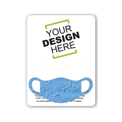 Seed Paper Mask Shape Gift Pack | Custom Eco-Friendly Promotional Gifts