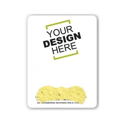 Seed Paper Mustache Shape Gift Pack | Custom Eco-Friendly Promotional Gifts