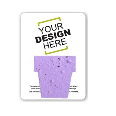 Seed Paper Pot Shape Gift Pack | Custom Eco-Friendly Promotional Gifts