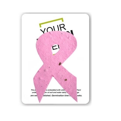 Seed Paper Ribbon Shape Gift Pack | Custom Card | Eco-Friendly Promotional Gifts