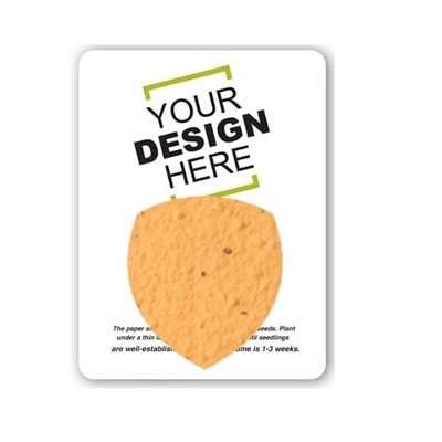 Seed Paper Shield Shape Gift Pack | Custom Eco-Friendly Promotional Item