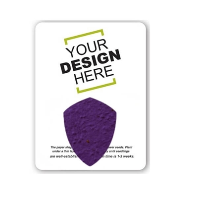 Seed Paper Shield Shape Gift Pack | Custom Eco-Friendly Promotional Item