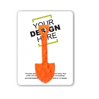 Seed Paper Shovel Shape Gift Pack | Custom Eco Gift Pack