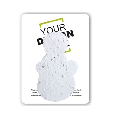 Seed Paper Snowman Gift Pack | Custom Eco-Friendly Promotional Product