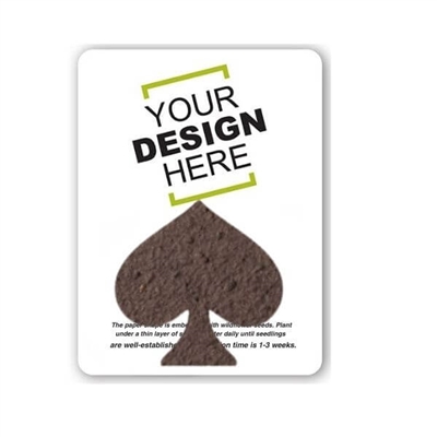 Seed Paper Spade Shape Gift Pack | Custom Eco Gift Pack