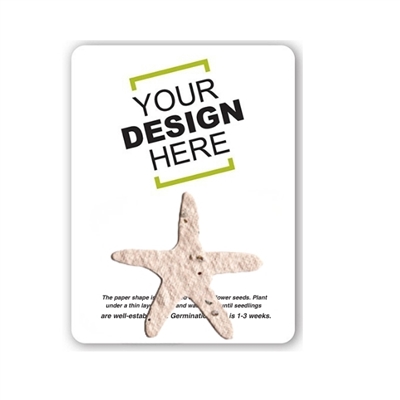 Custom Seed Paper Starfish Gift Pack | Eco-Friendly Promotional Gifts
