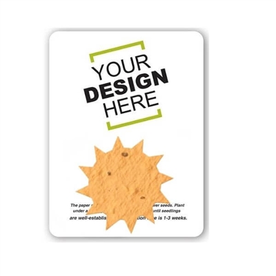 Seed Paper Sun Shape Gift Pack | Custom Eco Gift Pack