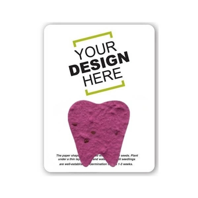 Seed Paper Tooth Shape Gift Pack | Custom Eco-Friendly Promotional Gifts