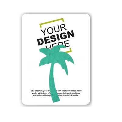 Seed Paper Tree Shape Gift Pack | Custom Card | Eco-Friendly Promotional Gifts