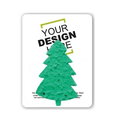 Seed Paper Tree Shape Gift Pack | Custom Card | Eco-Friendly Promotional Gifts