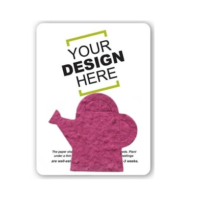 Seed Paper Watering Can Shape Gift Pack | Custom Eco-Friendly Promotional Gifts