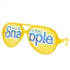 Aviator Pinhole Sunglasses | Custom Lens Print with Full Color