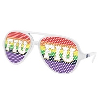 Aviator Sport Sunglasses Recycled | Custom Silk Screen Pinhole Imprint