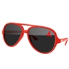 Recycled Aviator Sport Sunglasses | Corner Lens & Arm Imprints