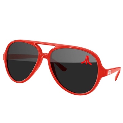 Recycled Aviator Sport Sunglasses | Corner Lens & Arm Imprints