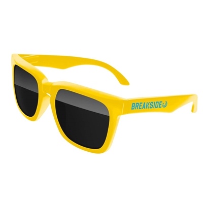 Bold Promotional Sunglasses | Recycled Custom Arm Print Eyewear with Silk Screen
