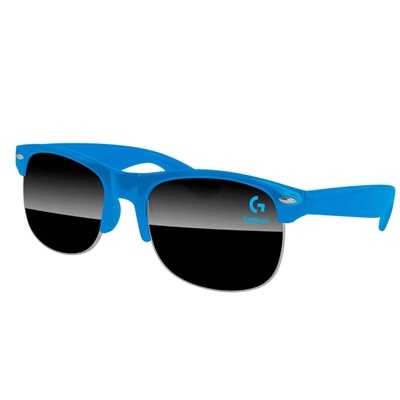 Club Sport Sunglasses | Corner Lens Imprint & Eco Frame with Custom 1 - Color Imprint