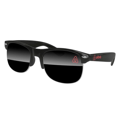 Club Sport Promotional Sunglasses | Dual Imprint with Lens & Temple Branding