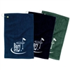 Customizable 12" x 17" Turkish Hemmed White Velour Golf Towel