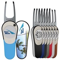Premium Pitchfix XL Divot Tool | Customizable Ball Marker & Branding Space