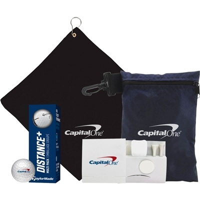 Custom Golf Kit | TaylorMade Golf Balls, Microfiber Towel, Tees & Divot Tool