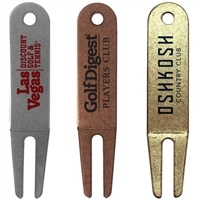 Custom Bent Divot Tool | High-Quality Golf Repair Tool