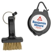 Custom EZ Golf Brush | Retractable Club Cleaner with Brass Bristles