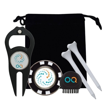 Custom First Tee Premium Golf Kit | Divot Tool, Ball Marker & D-Brush Golf Accessories