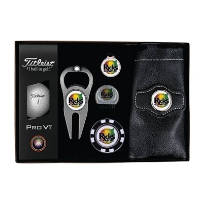 Custom Platinum Golf Kit | Elite Golf Accessories with Titleist Pro V1 Balls