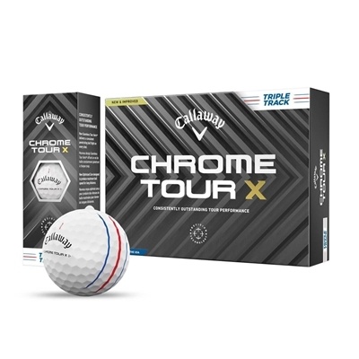 Custom Callaway Chrome Tour X Triple Track Golf Balls | Promotional 12 Pack