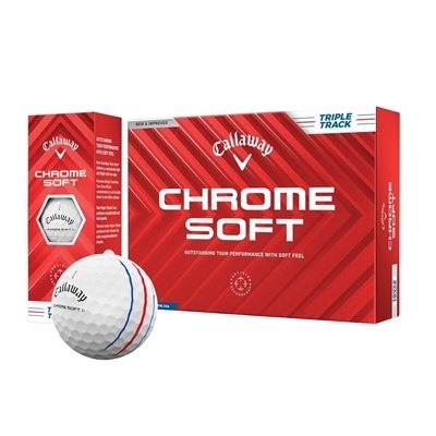 Callaway Chrome Soft Triple Track Custom Golf Balls | Pack of 12