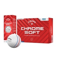 Custom Callaway Chrome Soft Triple Track Golf Balls | Soft Feel & Distance | Half Dozen
