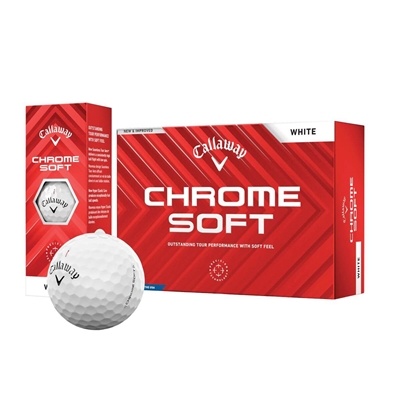 Custom Callaway Chrome Soft Golf Balls | Soft Feel & Distance | Half Dozen