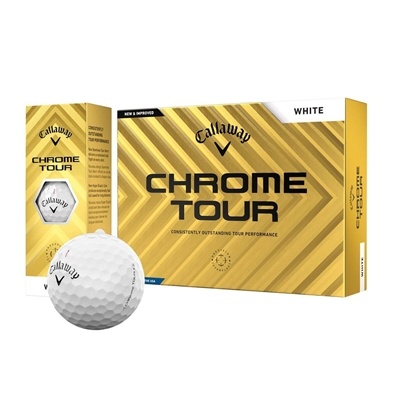 Personalized Callaway Chrome Tour Golf Balls | 12 Pack with Logo
