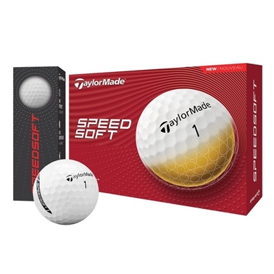 Custom TaylorMade SpeedSoft Golf Balls | Soft Feel & Distance | 1 Dozen