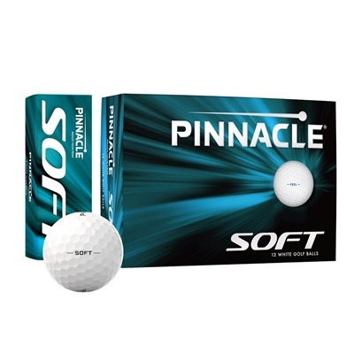 Custom Pinnacle Soft Golf Balls | 12 Pack with Full Color Imprint