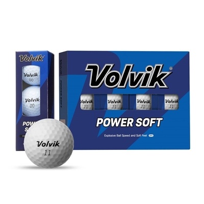 Volvik Power Soft Golf Balls | 75 Compression & Enhanced Stability | 12-Pack