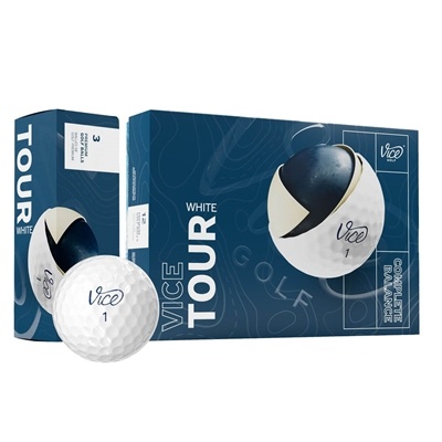 Custom Vice Tour Golf Balls | Long Distance & Control | 1 Dozen