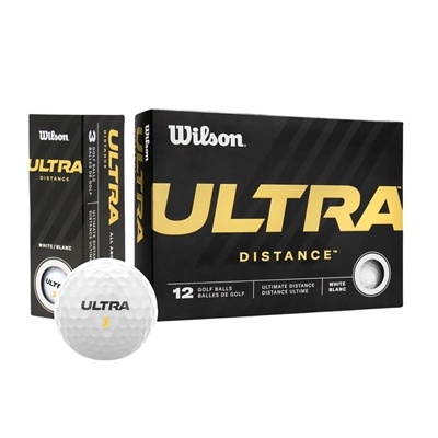 Custom Wilson Ultra Distance Golf Balls | 12 Pack with Full Color Imprint
